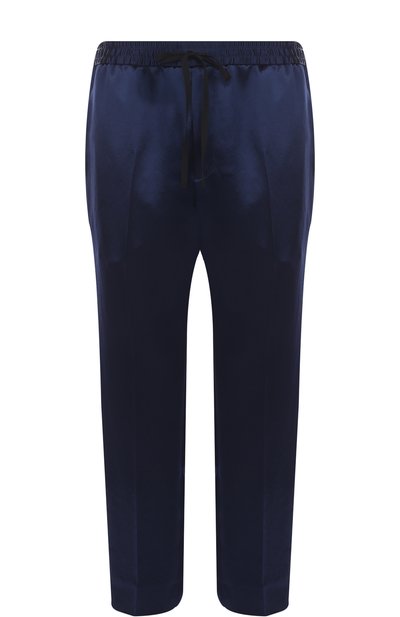 Укороченные брюки прямого кроя с контрастными лампасами GUCCI, арт. 495697/Z791A, фото 1