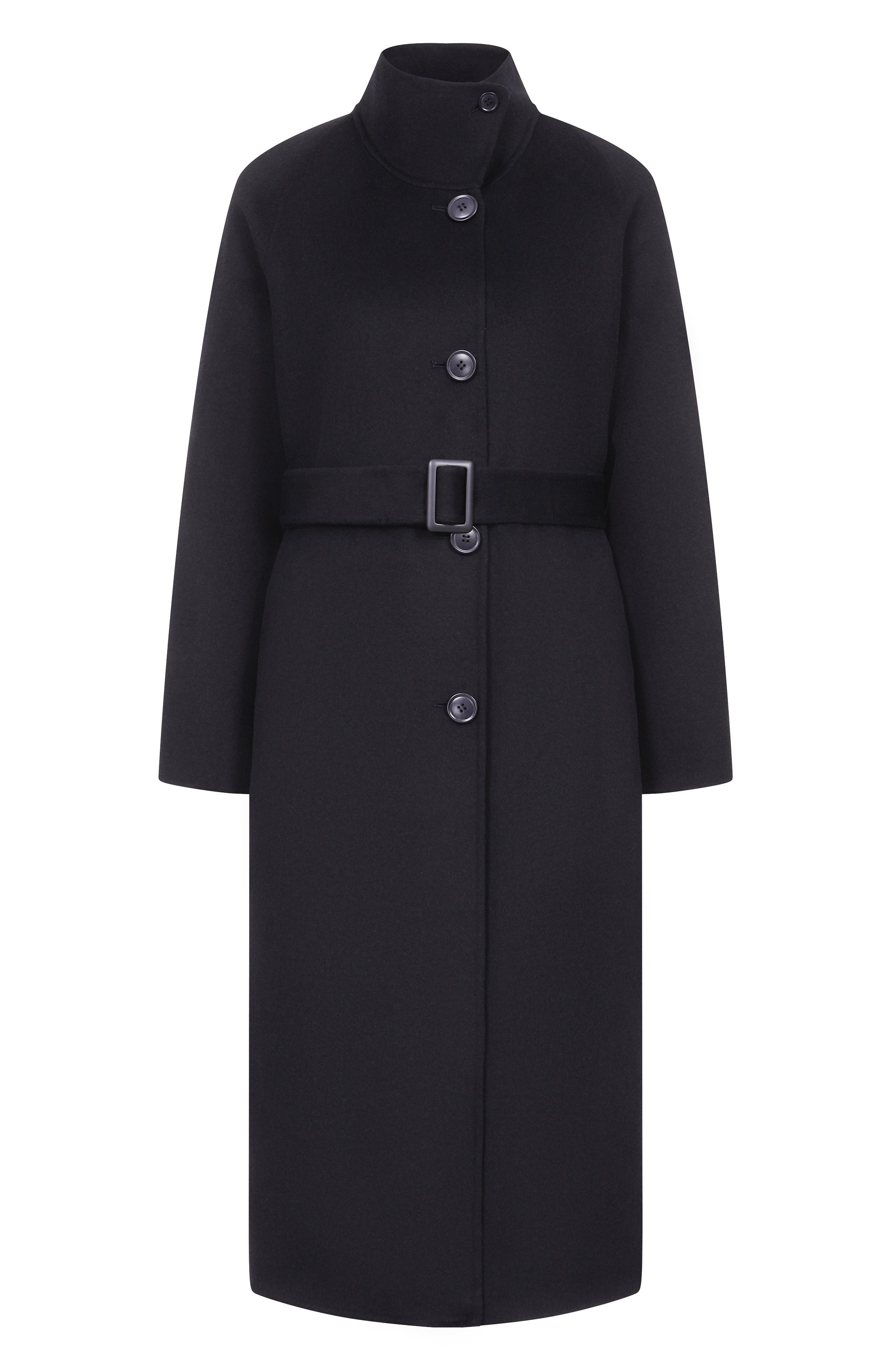 Пальто EMPORIO ARMANI темно-синего цвета по цене 106500 руб., арт. EW001301/AF14263, фото 1 Пальто EMPORIO ARMANI, арт. EW001301/AF14263, фото 1