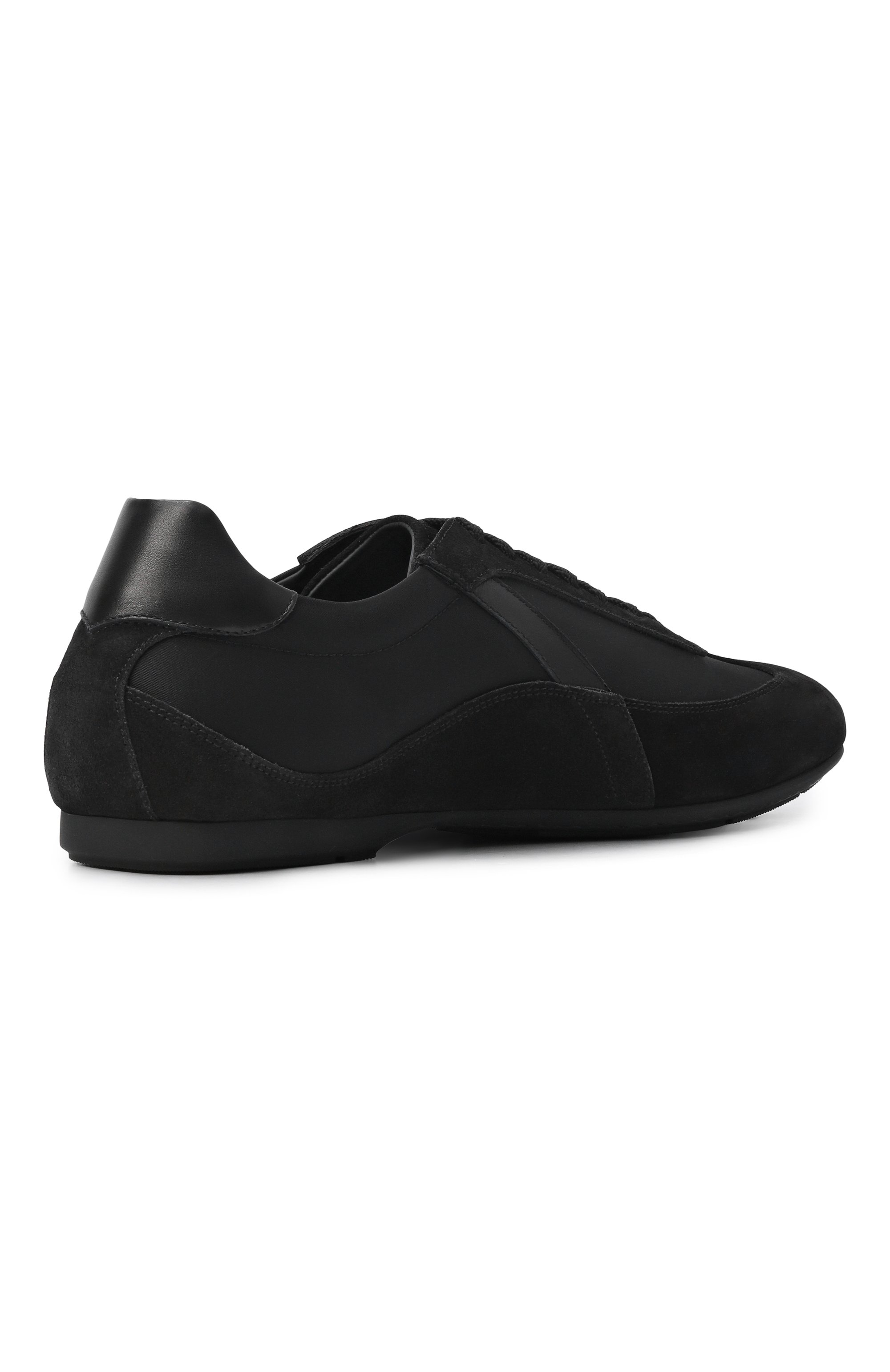 Текстильные кроссовки KITON черного цвета по цене 118500 руб., арт. USSA445N01379, фото 4 Текстильные кроссовки KITON, арт. USSA445N01379, фото 4