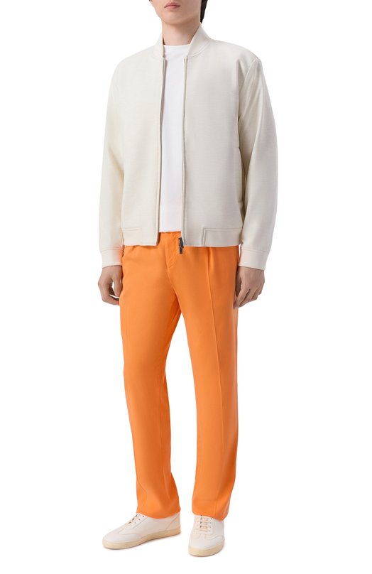 Брюки из лиоцелла Kiton UP1LACRK0609H Оранжевый  UP1LACRK0609H Фото 2