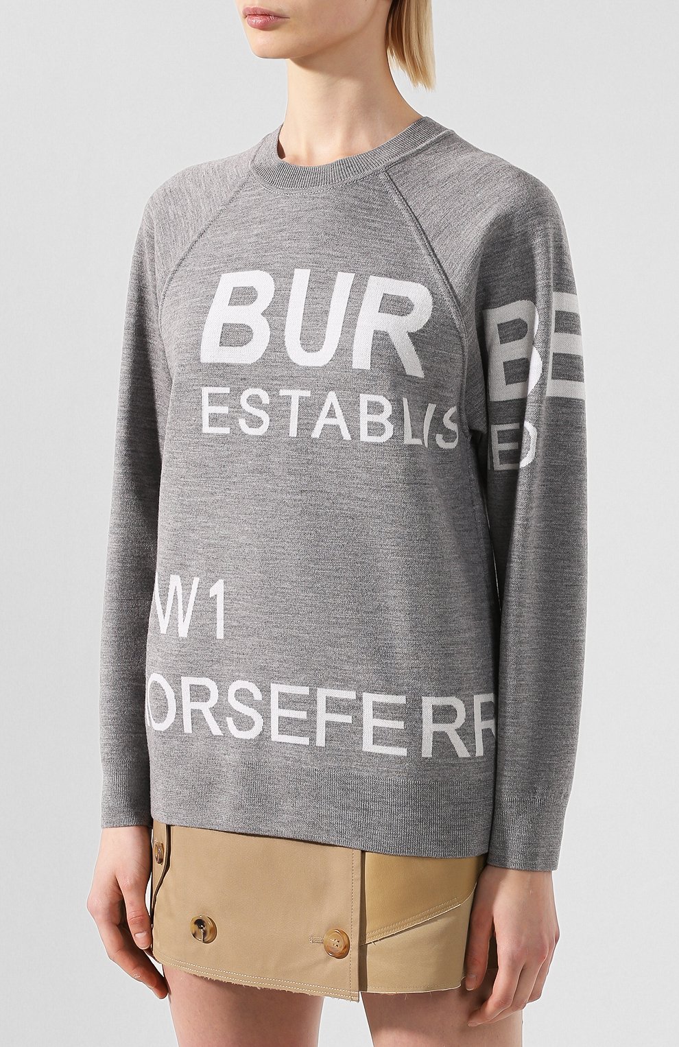 Шерстяной пуловер BURBERRY, арт. 8028718, фото 3