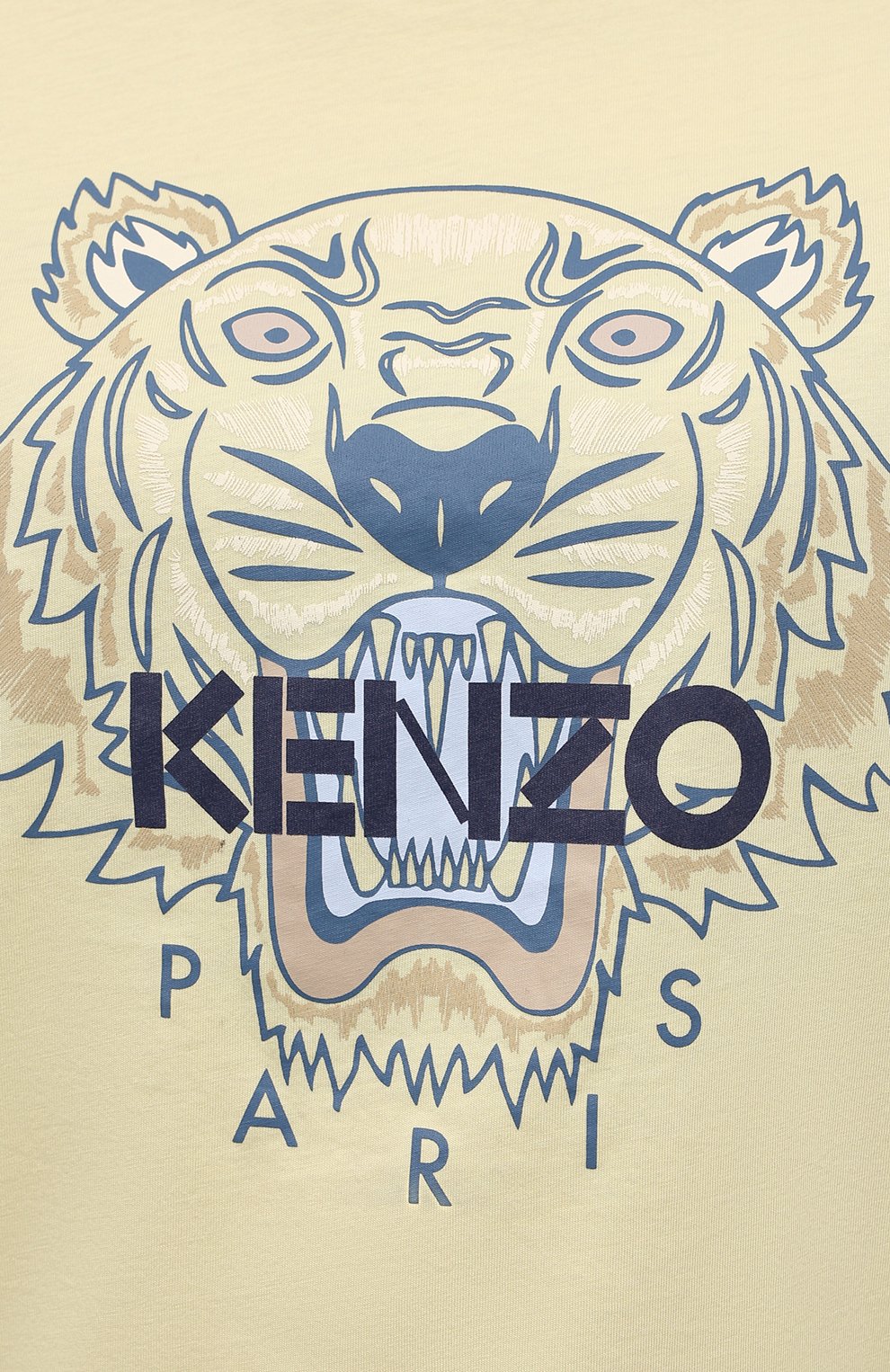 Хлопковая футболка KENZO желтого цвета по цене 13800 руб., арт. FC52TS8464YM, фото 5 Хлопковая футболка KENZO, арт. FC52TS8464YM, фото 5