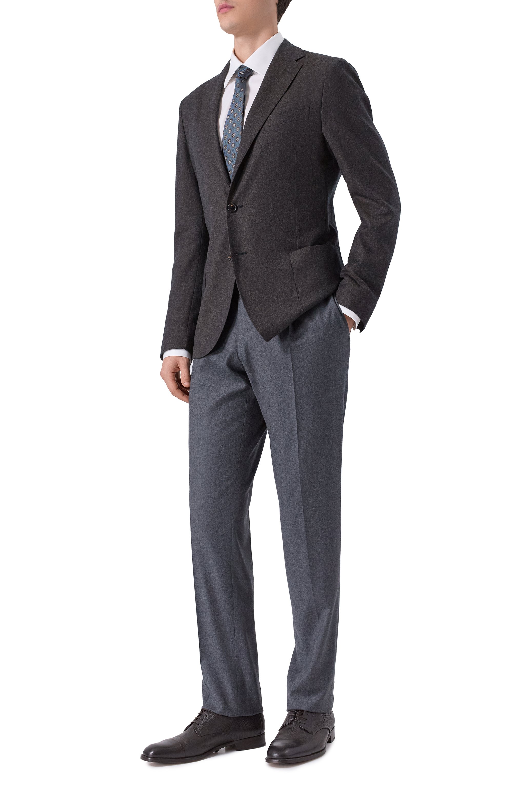 Шерстяной пиджак CORNELIANI, арт. 26X007-2618400_1, фото 2