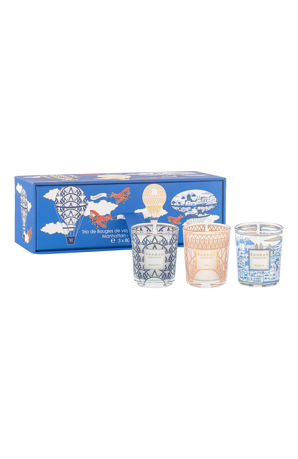 Набор my first baobab travel trio manhattan-paris-mykonos (3x80g) BAOBAB, арт. 5415198506343, фото 1