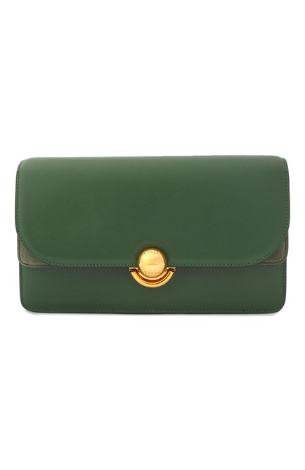 Женская сумка furla sfera small FURLA зеленого цвета, арт. WB01515/BX0428 | Фото 1 (Драгоценные камни: Проставлено; Ремень/цепочка: На ремешке; Размер: small; Материал: Натуральная кожа; Материал сплава: Проставлено)