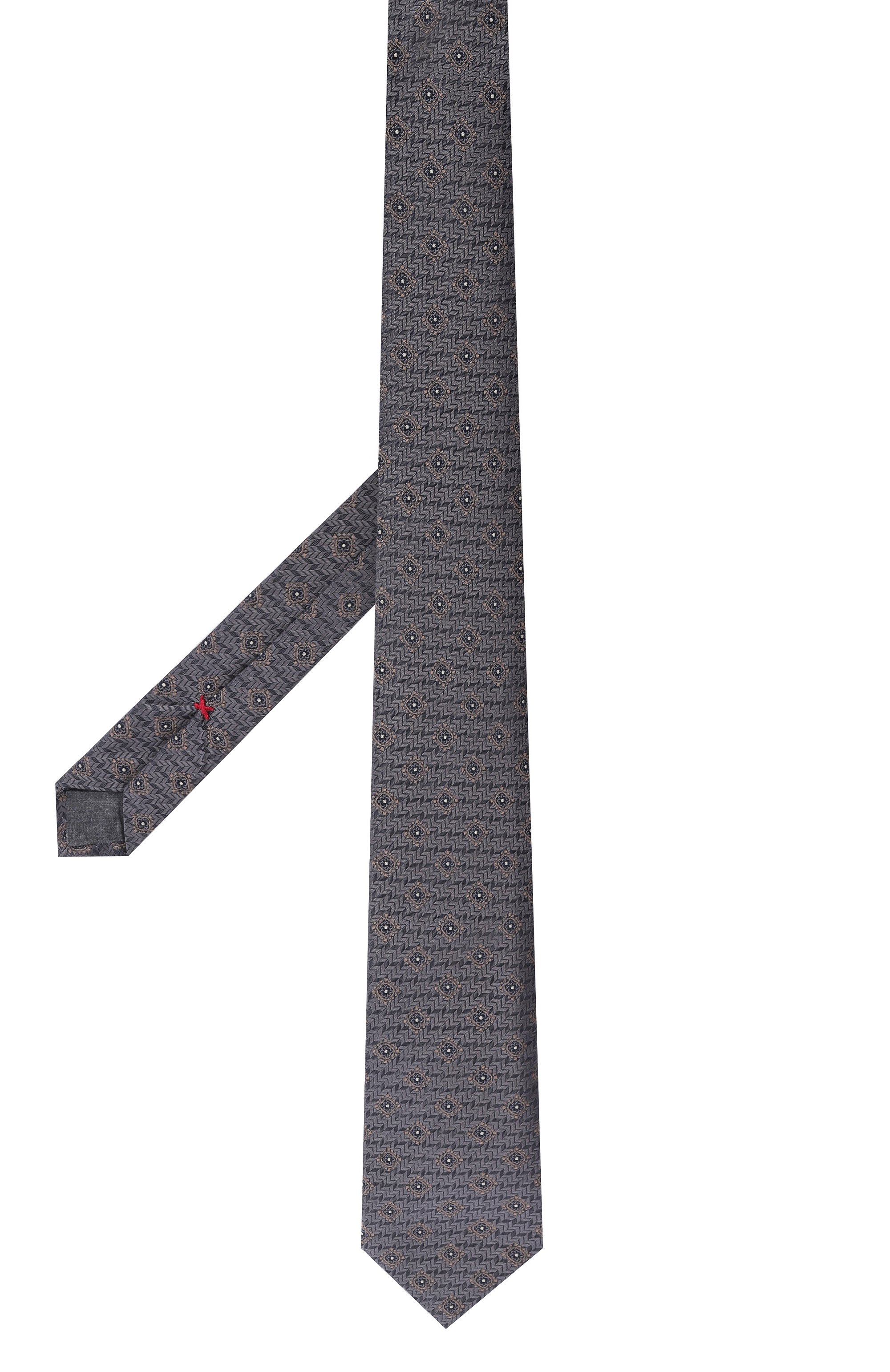 Шелковый галстук BRUNELLO CUCINELLI, арт. MI8850018, фото 3