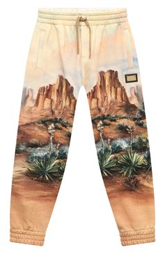 Хлопковые джоггеры DOLCE & GABBANA, арт. L4JPIF/G7KE3/8-14, фото 1