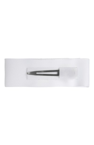 Заколка-зажим layered bow MILLEDEUX белого цвета по цене 1320 руб., арт. 029-PGC-06, фото 2 Заколка-зажим layered bow MILLEDEUX, арт. 029-PGC-06, фото 2