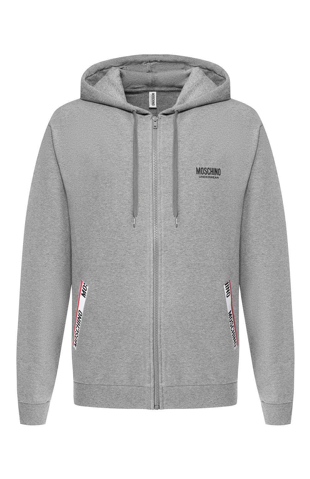 Хлопковая толстовка на молнии с логотипом бренда MOSCHINO, арт. A1710/8116, фото 1