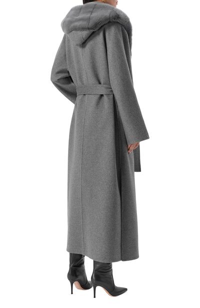 Кашемировое пальто с отделкой из норки MVST, арт. FTBPL-Y612V, фото 4