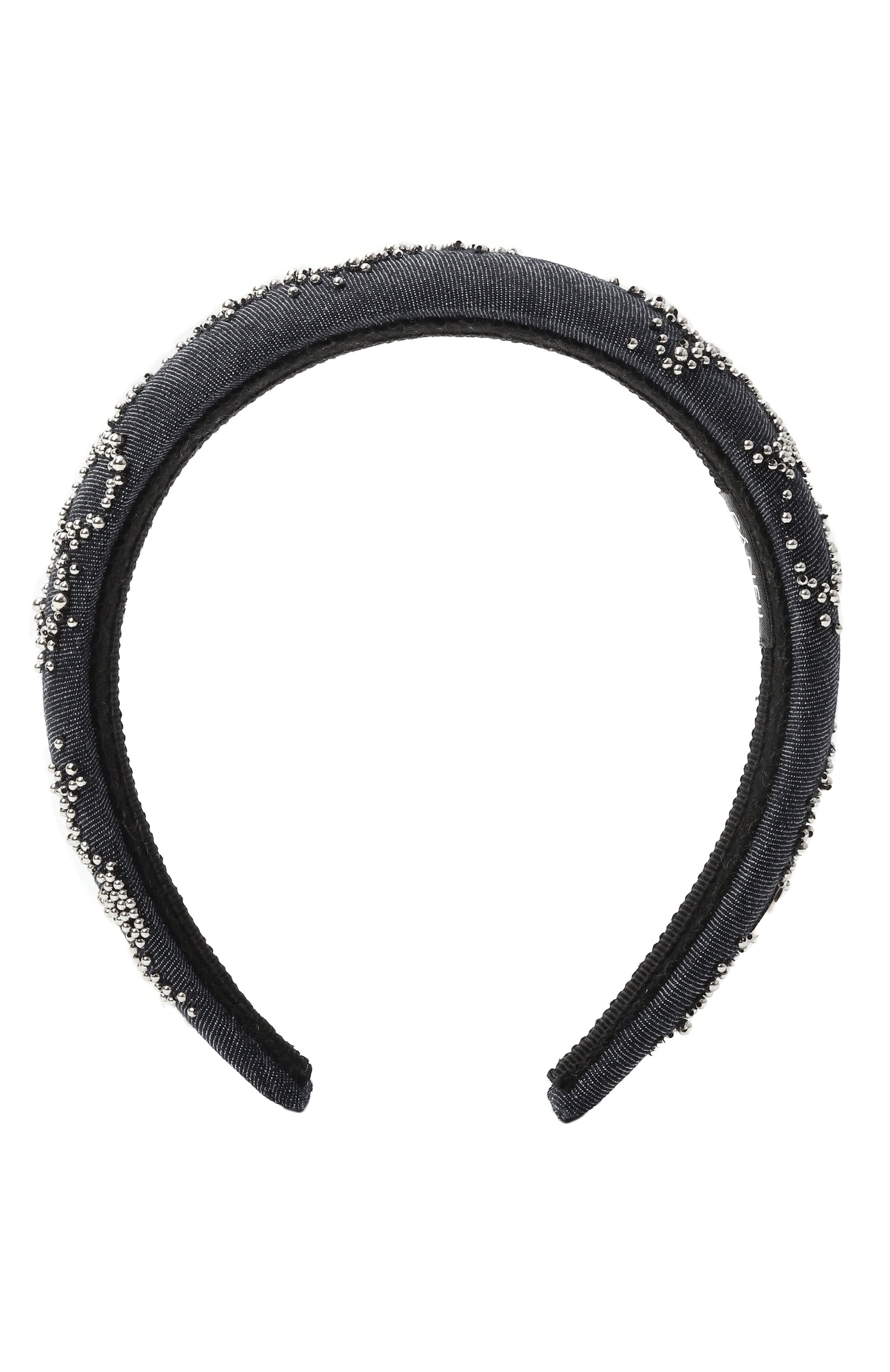 Ободок для волос PANFIL темно-серого цвета по цене 30000 руб., арт. JIN3-BND-DSF, фото 1 Ободок для волос PANFIL, арт. JIN3-BND-DSF, фото 1