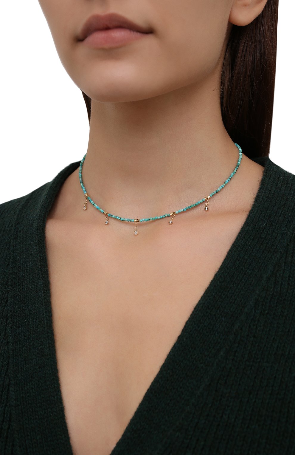 Колье HANKA_IN, арт. RIVE-CH-TUR-DR0, фото 2