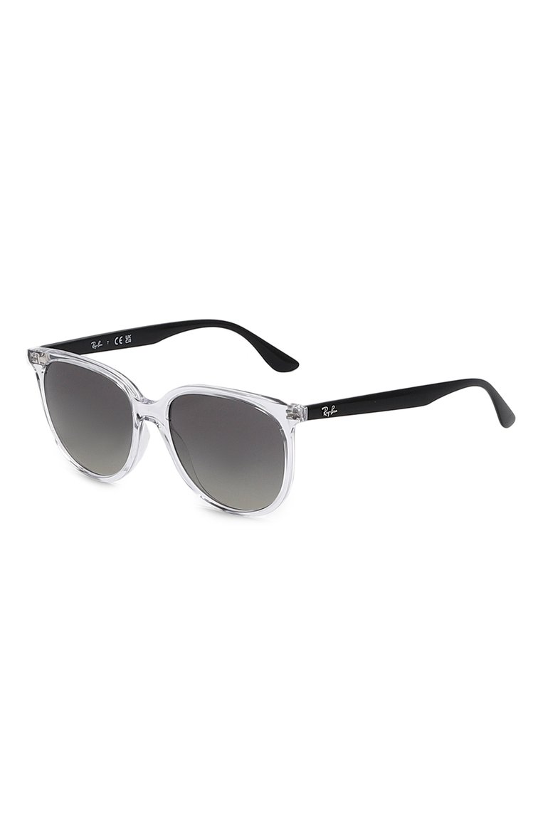 Женские солнцезащитные очки RAY-BAN прозрачного цвета, арт. 4378-647711 | Фото 1 (Нос: Не проставлено; Региональные ограничения белый список (Axapta Mercury): Не проставлено; Тип очков: С/з; Кросс-КТ: С/з-унисекс; Материал: Пластик; Очки форма: Квадратные; Оптика Гендер: оптика-унисекс)