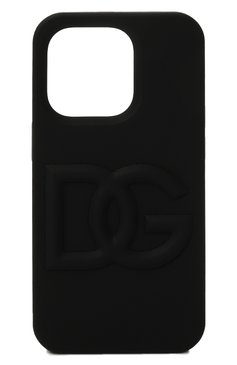 Чехол для iphone 14 pro DOLCE & GABBANA черного цвета, арт. BP3266/AG816 | Фото 1 (Региональные ограничения белый список (Axapta Mercury): Не проставлено; Нос: Не проставлено)