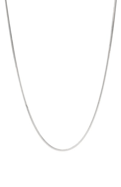 Цепочка кобра JEWLIA серебряного цвета по цене 9500 руб., арт. JR-0,35/50, фото 3 Цепочка кобра JEWLIA, арт. JR-0,35/50, фото 3