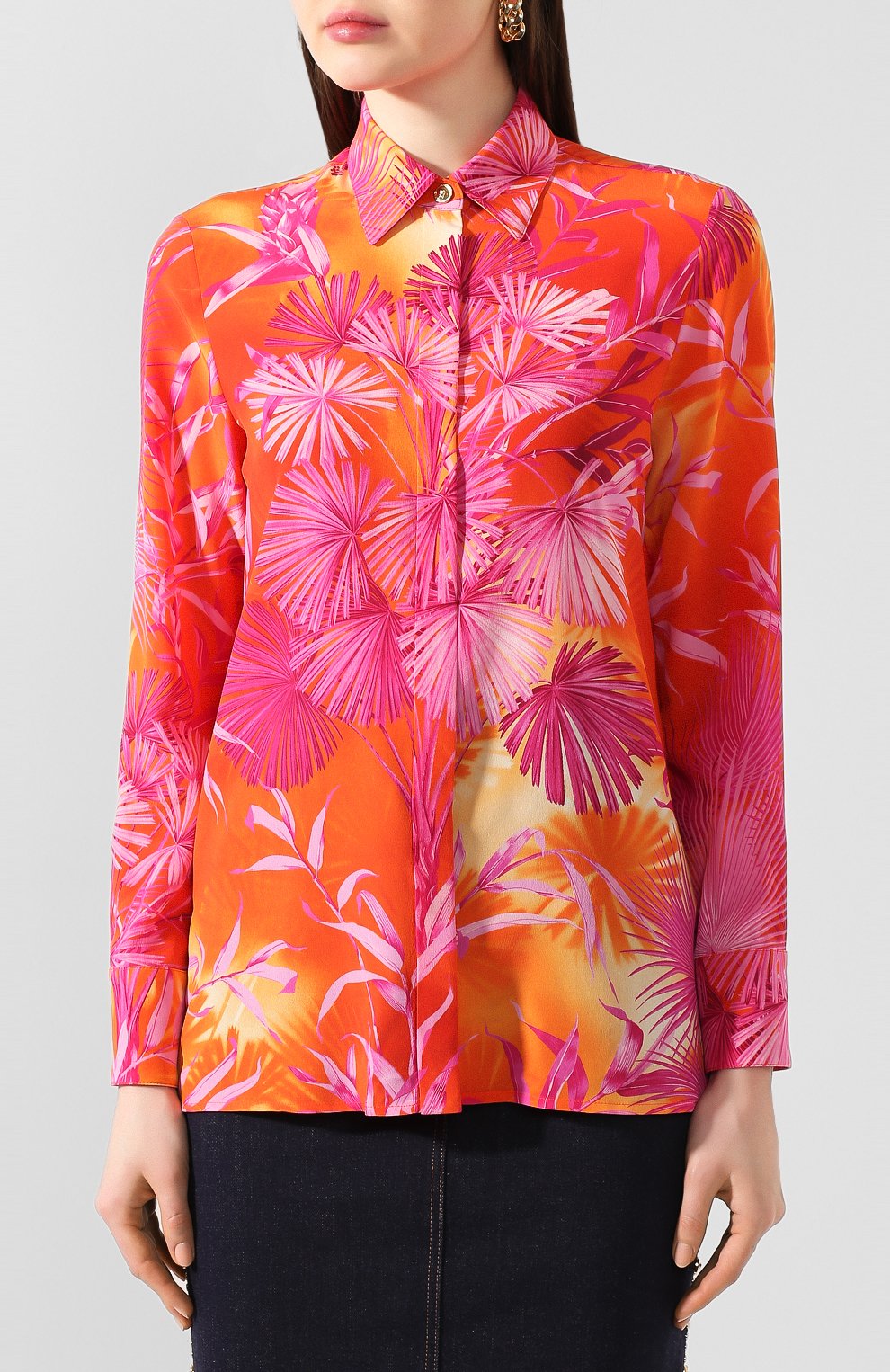 Шелковая рубашка VERSACE, арт. A82662/A234699, фото 3