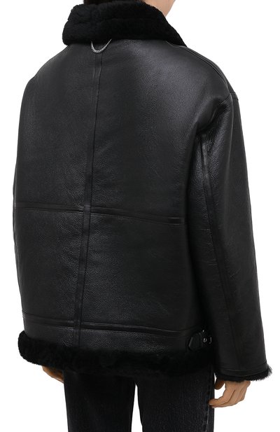 Дубленка VETEMENTS черного цвета по цене 338500 руб., арт. UAH21JA017 2403/W, фото 5 Дубленка VETEMENTS, арт. UAH21JA017 2403/W, фото 5