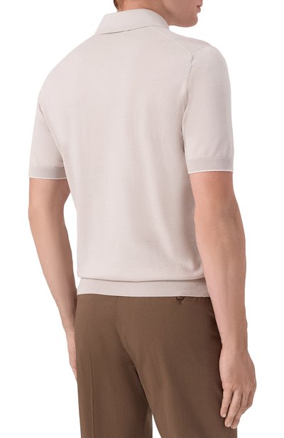Хлопковое поло BRUNELLO CUCINELLI, арт. M29800125, фото 4