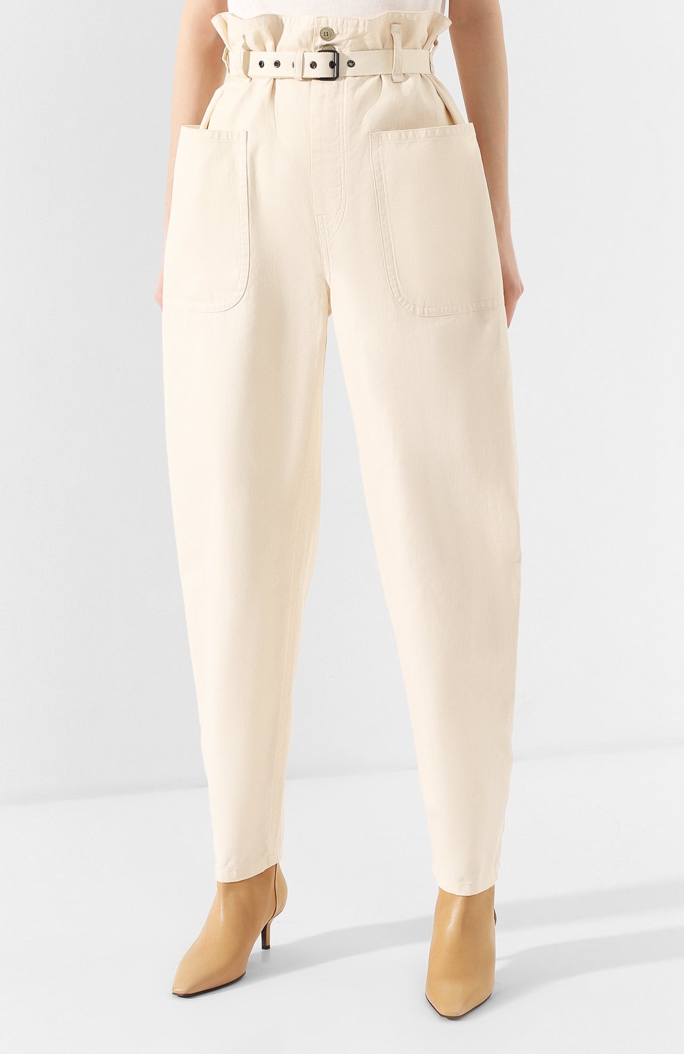 Брюки из смеси хлопка и льна ISABEL MARANT ETOILE, арт. PA1512-20P007E/RINNY, фото 3