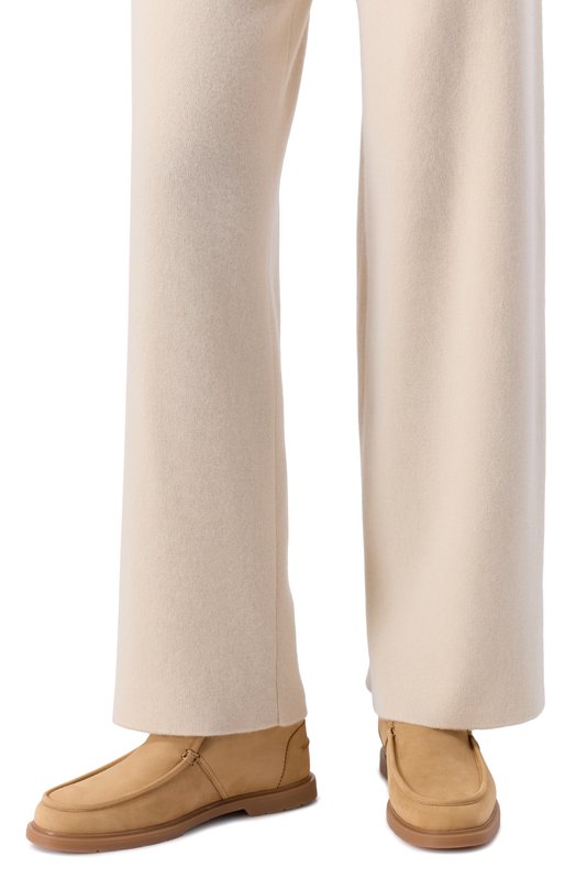 Замшевые ботинки Yves Salomon 26WAC616XXMLCV Бежевый  26WAC616XXMLCV Фото 2