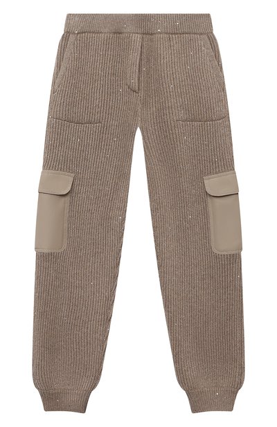 Брюки из кашемира и ш ерсти BRUNELLO CUCINELLI, арт. BBMMBD024B, фото 1