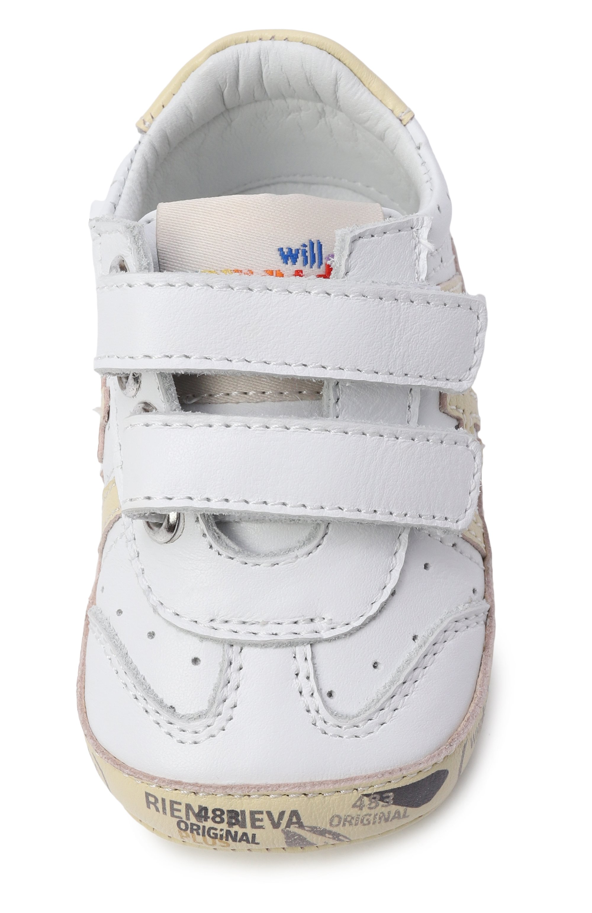 Кожаные пинетки lucy PREMIATA WILL BE, арт. 23CU0032-V/BABY V-LUCY V/16, фото 4