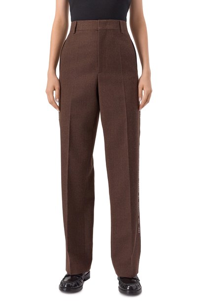 Шерстяные брюки MOSCHINO, арт. A0313/5438, фото 3