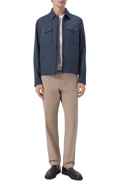 Мужские кожаные лоферы DOUCAL'S, арт. DU3534P0TEUY214N