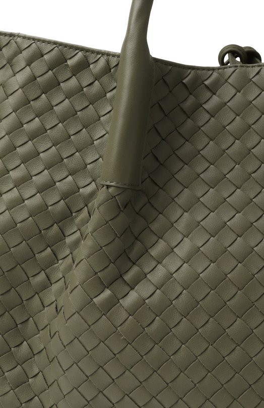 Двусторонняя сумка Pinacoteca Bottega Veneta 817166/V5AG1 Зелёный  817166/V5AG1 Фото 3