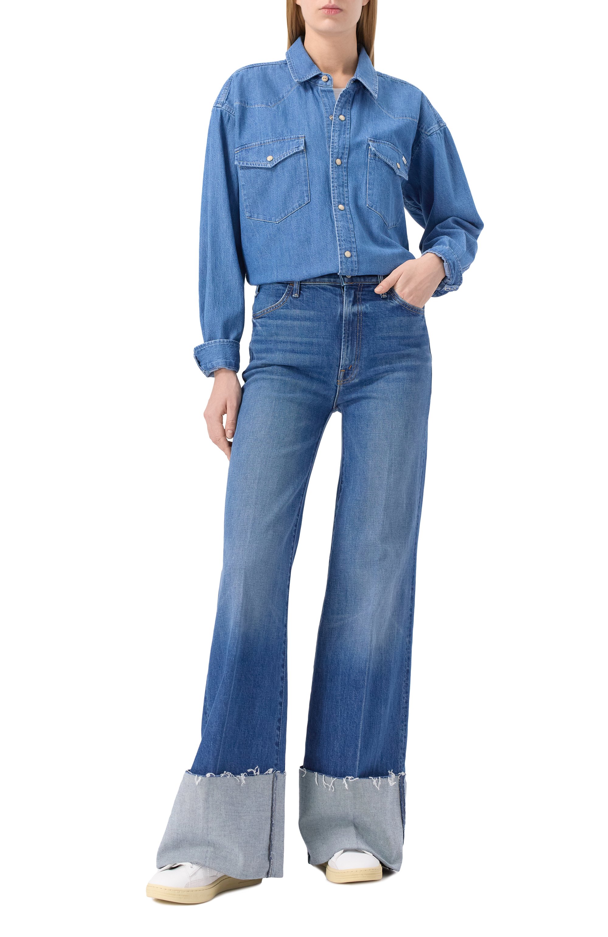 Джинсовая рубашка MOTHER, арт. 21306-350, фото 2