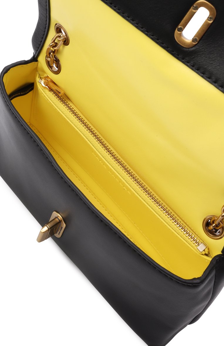 Женская сумка the dual mini MARC JACOBS (THE) черного цвета, арт. 2R4SMN003S02 | Фото 5 (Размер: mini; Материал: Натуральная кожа; Автоматизация состава: Проставлено; Автоматизация ТО: Проставлено)