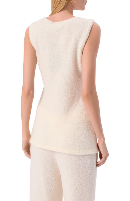 Кашемировый топ MVST M25.1MW.K102 Белый  M25.1MW.K102 Фото 4