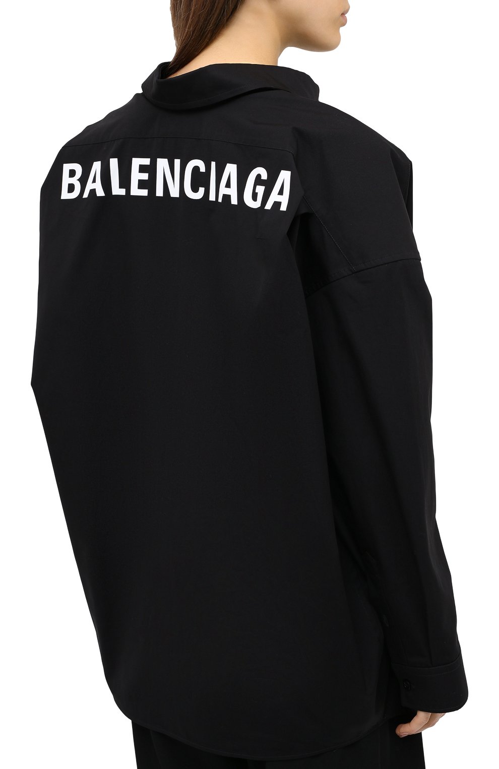 Хлопковая рубашка BALENCIAGA, арт. 622050/TIM39, фото 5