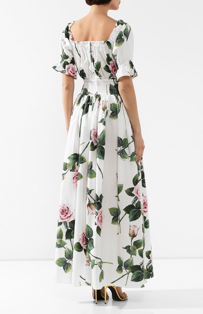 Хлопковое платье DOLCE & GABBANA, арт. F6H9BT/HS5FZ, фото 4