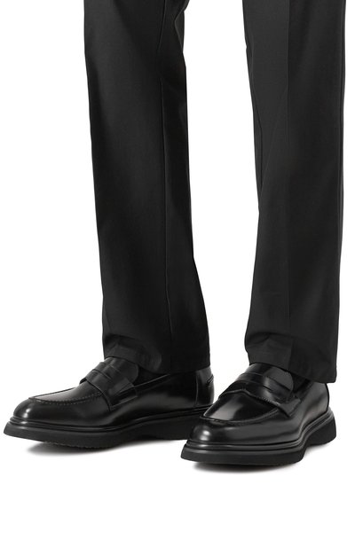 Кожаные пенни-лоферы BLU BARRETT, арт. CITY354-014.1/P0LISHED B, фото 3