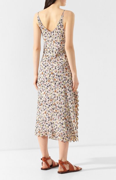 Платье из вискозы CHLOÉ разноцветного цвета по цене 270500 руб., арт. CHC19SR052348, фото 4 Платье из вискозы CHLOÉ, арт. CHC19SR052348, фото 4