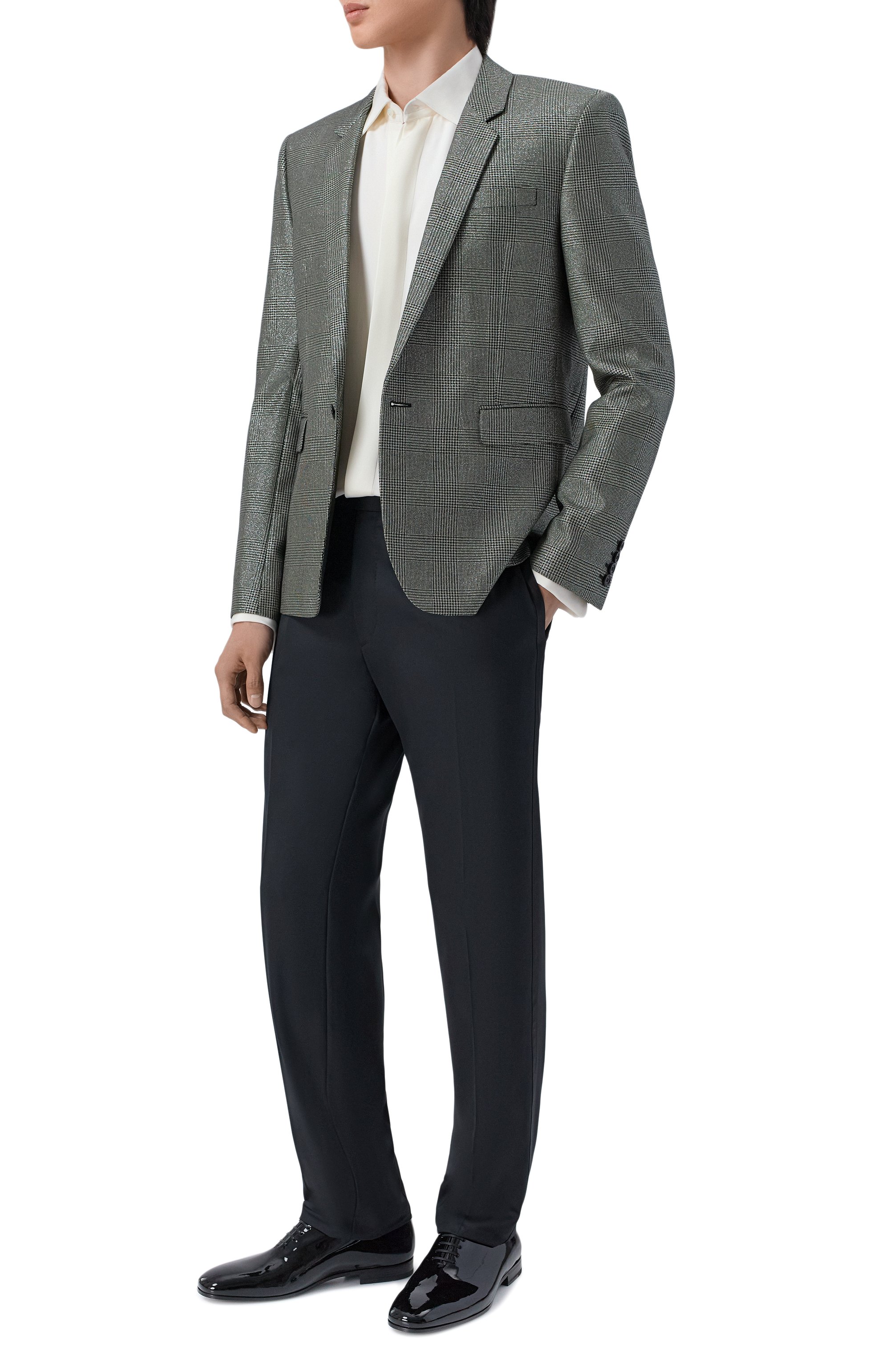 Пиджак из шерсти и вискозы SAINT LAURENT, арт. 600331/Y1B55, фото 2