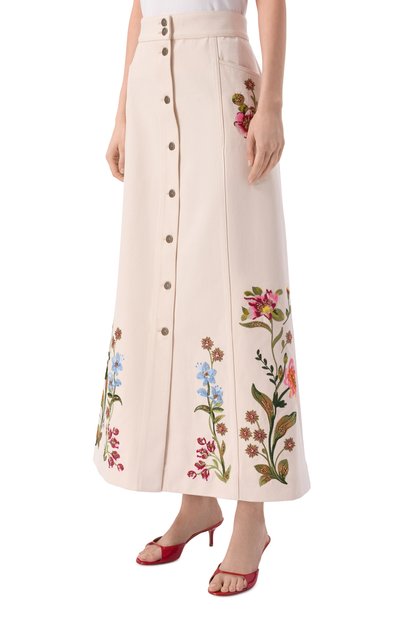 Джинсовая юбка VALENTINO, арт. 8B3DD28Z/9Y5, фото 3