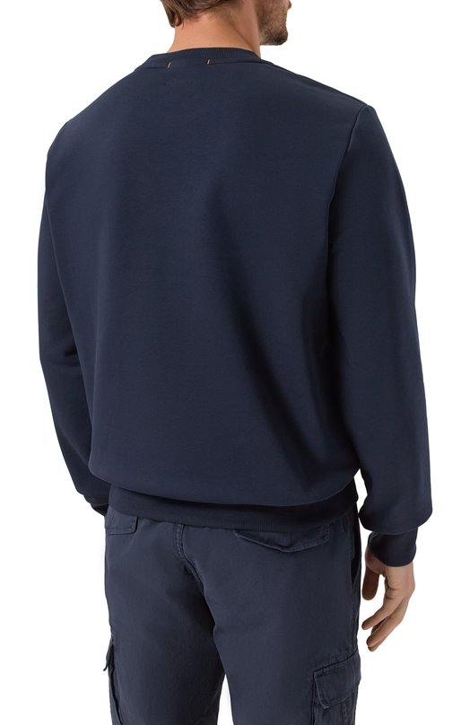 Хлопковый свитшот Parajumpers 25WMPMFLEY21 Синий  25WMPMFLEY21 Фото 4