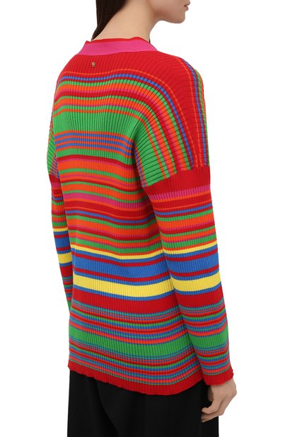 Хлопковый кардиган VERSACE разноцветного цвета по цене 99200 руб., арт. A89294/A237539, фото 4 Хлопковый кардиган VERSACE, арт. A89294/A237539, фото 4