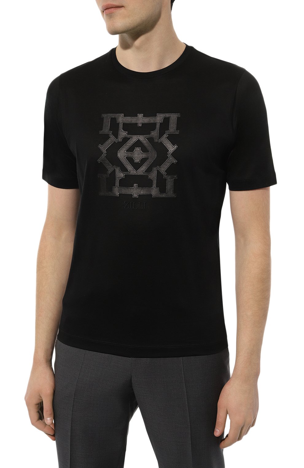 Хлопковая футболка ZILLI, арт. TSR001M0115VZLB00, фото 3