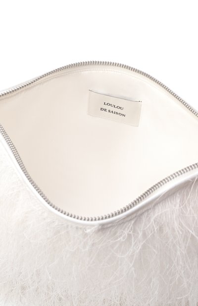 Клатч evano LOULOU DE SAISON молочного цвета по цене 17100 руб., арт. EVAN0, фото 5 Клатч evano LOULOU DE SAISON, арт. EVAN0, фото 5