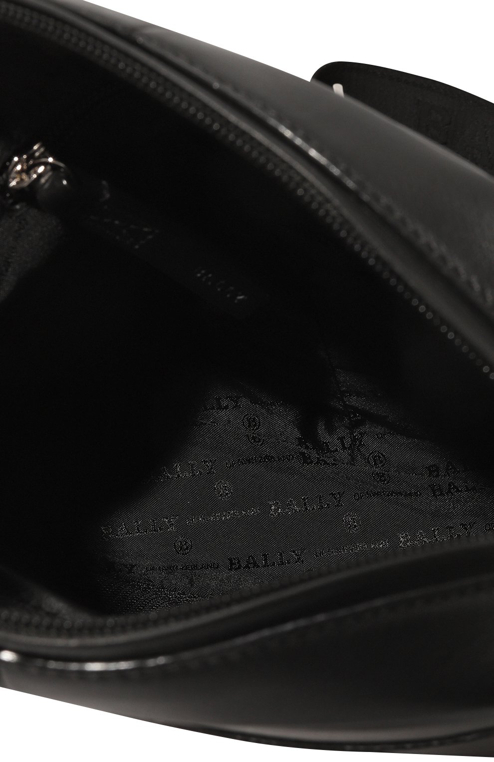 Кожаная сумка BALLY черного цвета по цене 74500 руб., арт. 595821/22352, фото 5 Кожаная сумка BALLY, арт. 595821/22352, фото 5