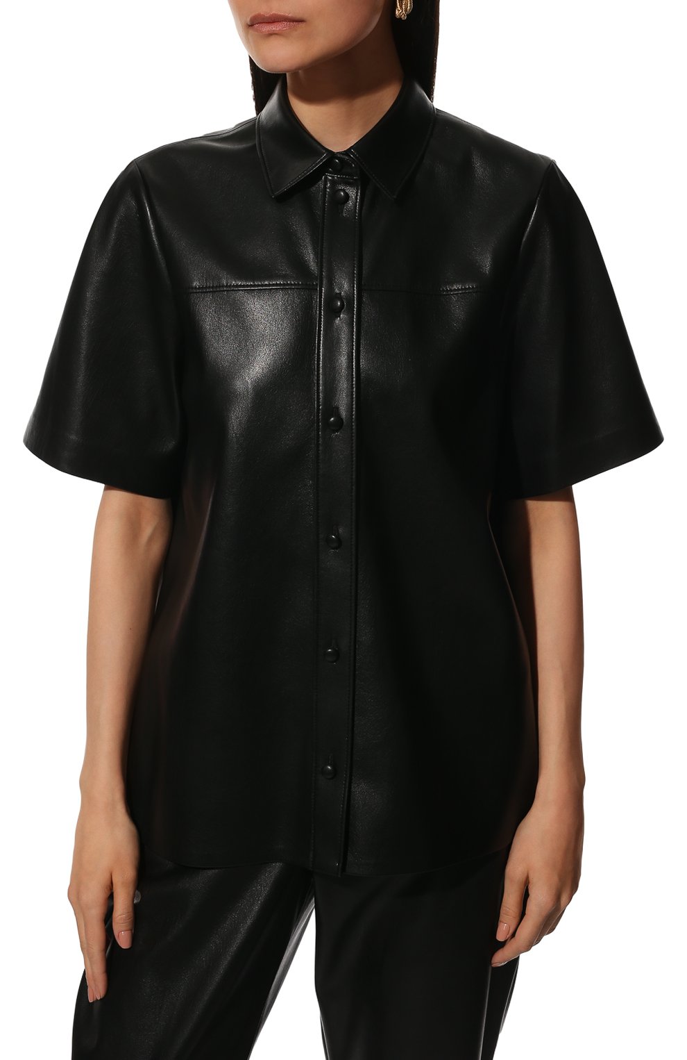 Рубашка из экокожи BOSS, арт. 50472008, фото 3