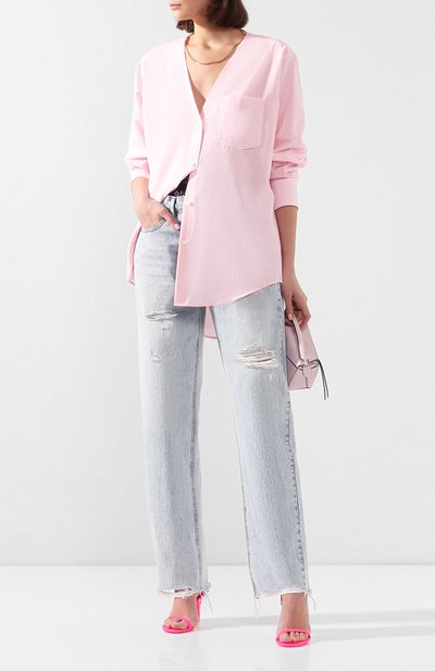 Рубашка ALEXANDER WANG розового цвета по цене 62050 руб., арт. 1WC1201300, фото 2 Рубашка ALEXANDER WANG, арт. 1WC1201300, фото 2