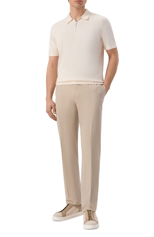 Комбинированные кеды Doucal's DU3542SPENPY847E Бежевый  DU3542SPENPY847E Фото 2