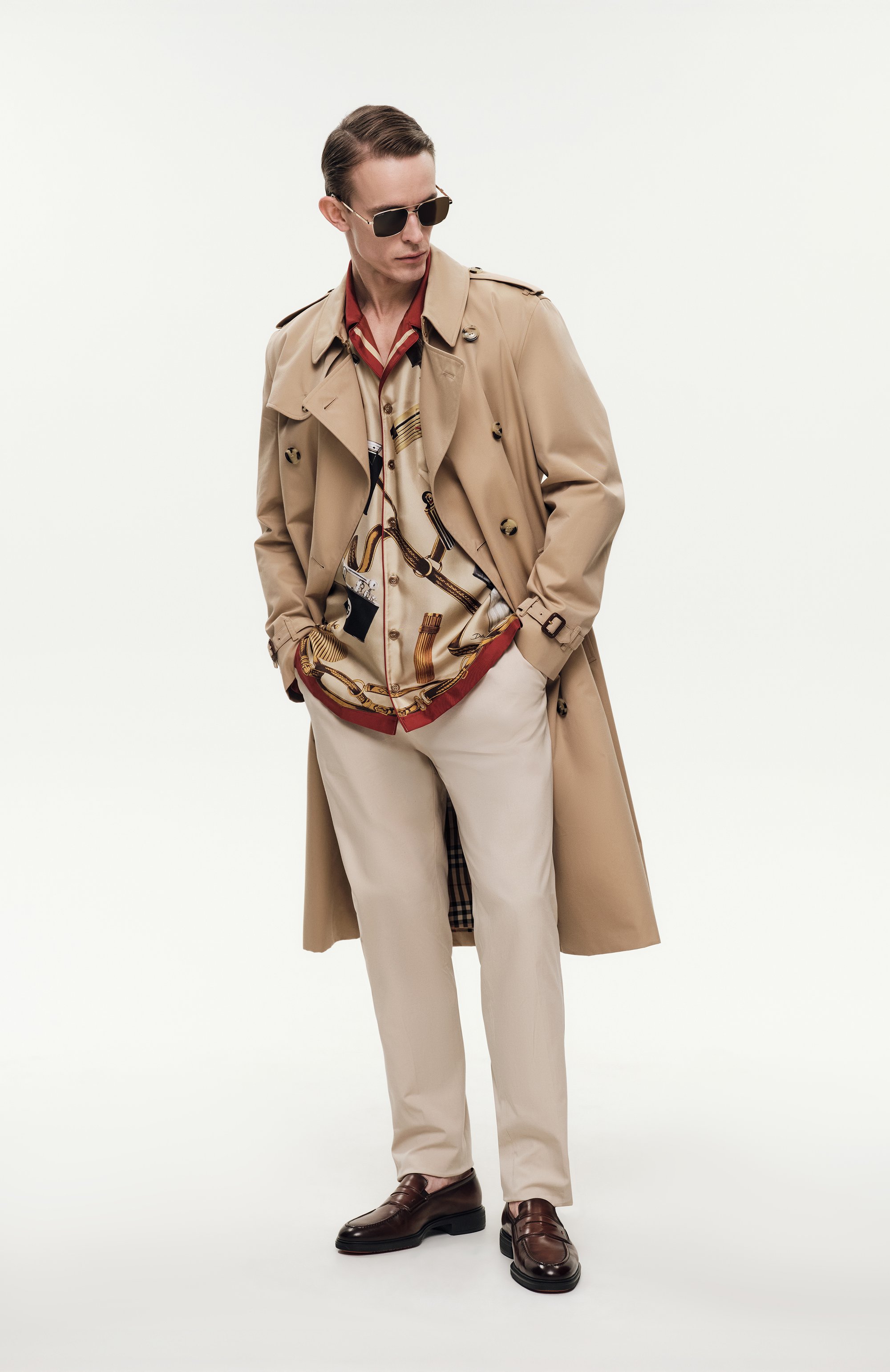 Шелковая рубашка DOLCE & GABBANA, арт. G5IF1T/HI1VN, фото 7