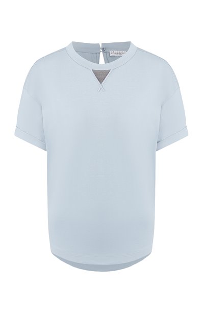 Женский хлопковый топ BRUNELLO CUCINELLI, арт. M0045BX100