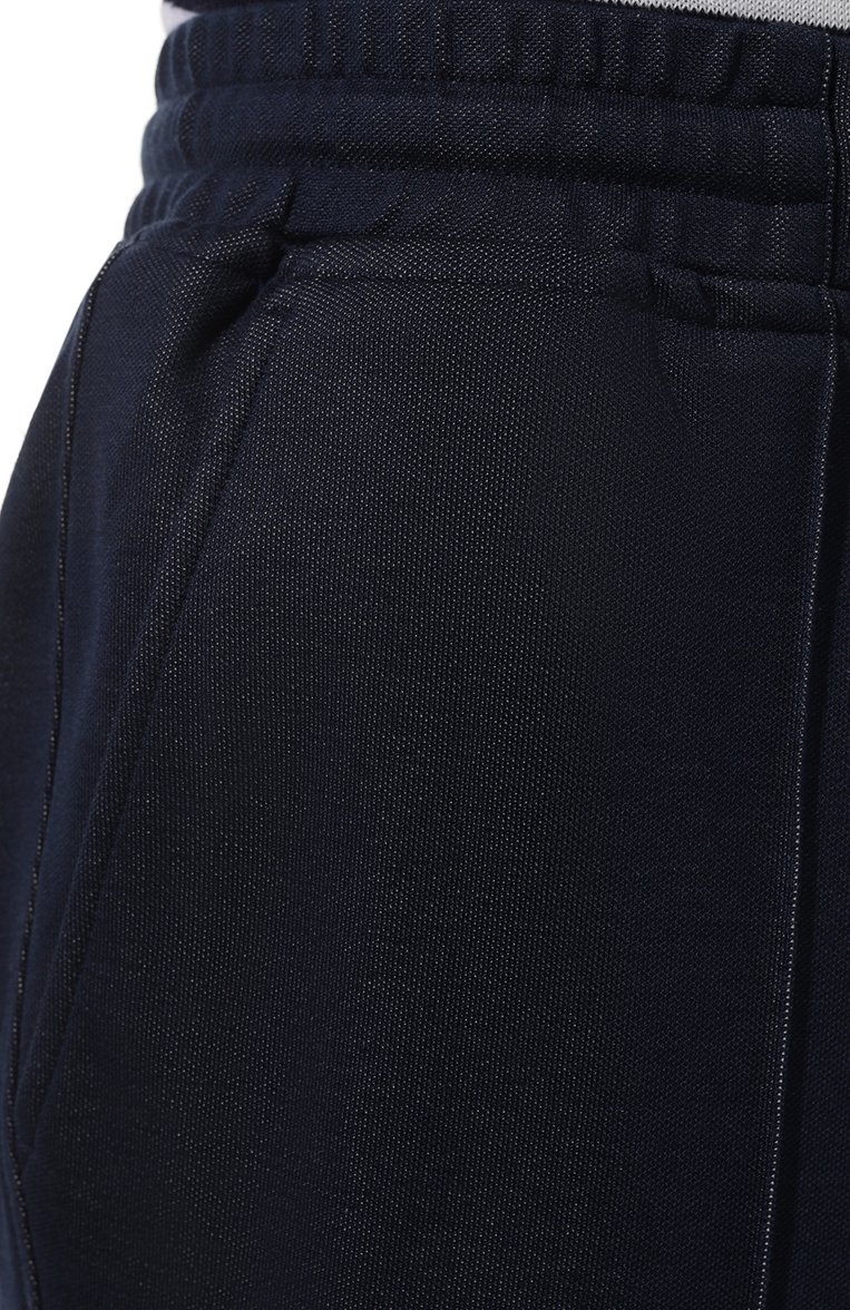 Мужские хлопковые брюки MUST темно-синего цвета, арт. 13M719.PQ00.MUST. | Фото 5 (Длина (брюки, джинсы): Стандартные; Случай: Повседневный; Материал сплава: Проставлено; Материал внешний: Хлопок; Драгоценные камни: Проставлено; Стили: Кэжуэл)