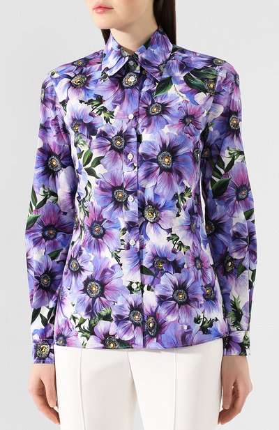 Хлопковая рубашка DOLCE & GABBANA, арт. F5M04T/HS5GD, фото 3